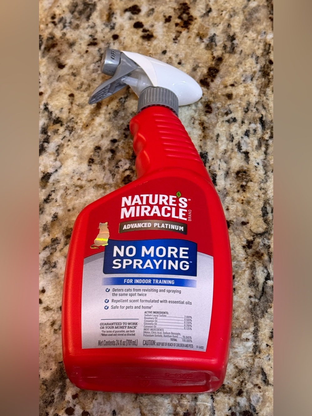 No More Spraying Indoor Training Spray - Red